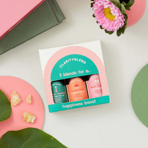 Clarity Blend Pulse point roller collection set for happiness boost | 英國Clarity Blend happiness boost精油滾珠套裝
