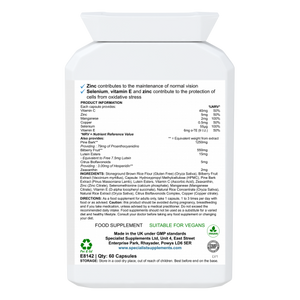 英國Specialist Supplements護眼養潤配方 (60粒)