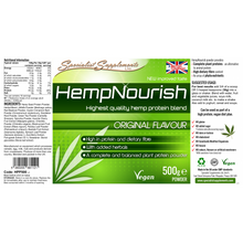 Load image into Gallery viewer, 天然大麻籽蛋白粉 HempNourish (Original, Unflavoured)