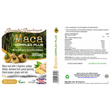Load image into Gallery viewer, 黑瑪卡9000 Maca Complex Plus