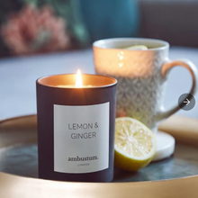 将图片加载到图库查看器，Ambustum Lemon &amp; Ginger Scented Candle | 英國 Ambustum Lemon &amp; Ginger 香薰蠟燭 220g
