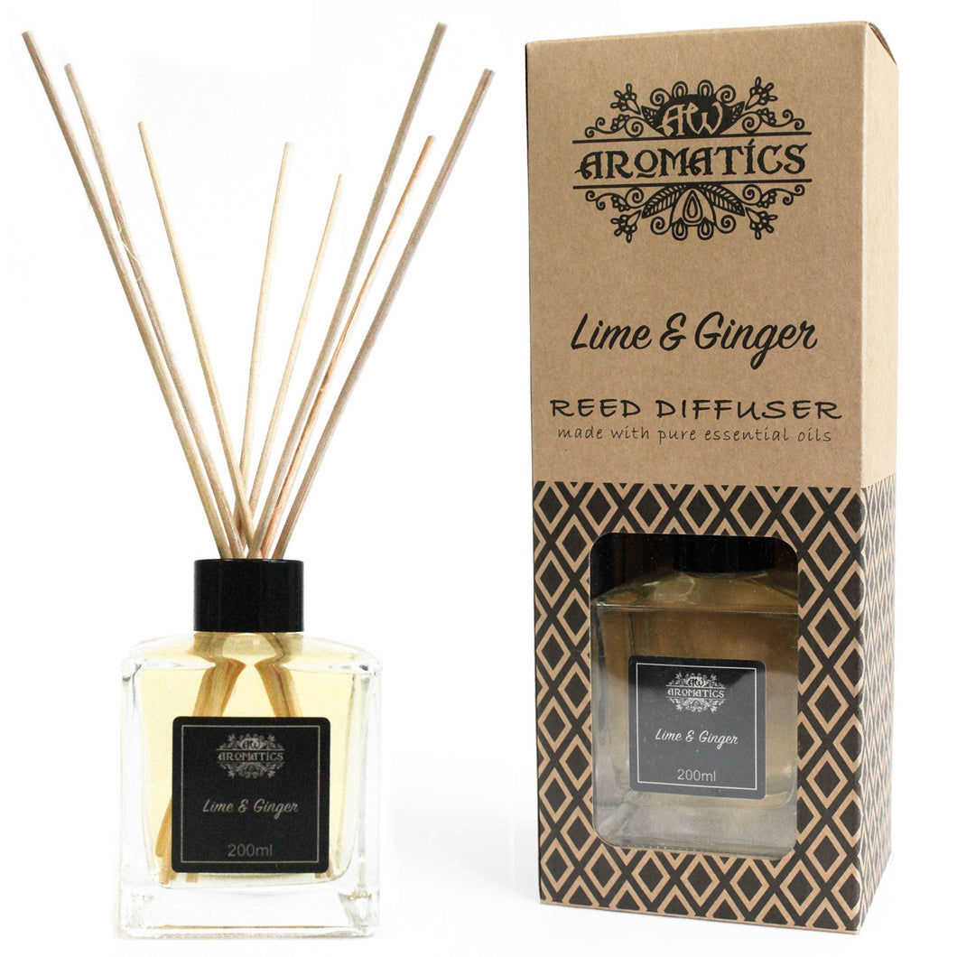 英國酸橙生薑精油擴香 |  Ancient Wisdom 200ml Lime & Ginger Essential Oil Reed Diffuser