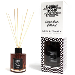 英國香薰藤枝擴香 - 薑與核桃 | Ancient Wisdom 120ml Reed Diffuser - Ginger Stem & Walnut