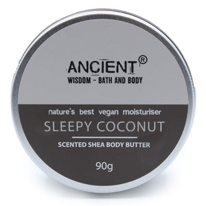 Ancient Wisdom Scented Shea Body Butter 90g - Sleepy Coconut