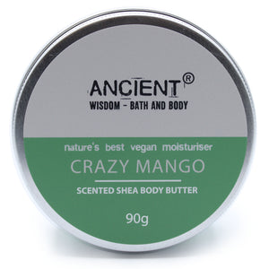 Ancient Wisdom Scented Shea Body Butter 90g - Crazy Mango