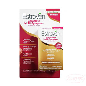 美國 Estroven中老年女性更年期綜合營養素雌激素84粒 American Estroven middle-aged and elderly women menopausal comprehensive nutrient estrogen 84 capsules